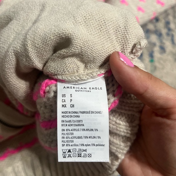 NEW American eagle elk zip up hoodie small - Picture 7 of 7